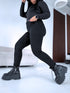 Melnas, SECOND SKIN džinsa bikses Q552-1 PRE-ORDER